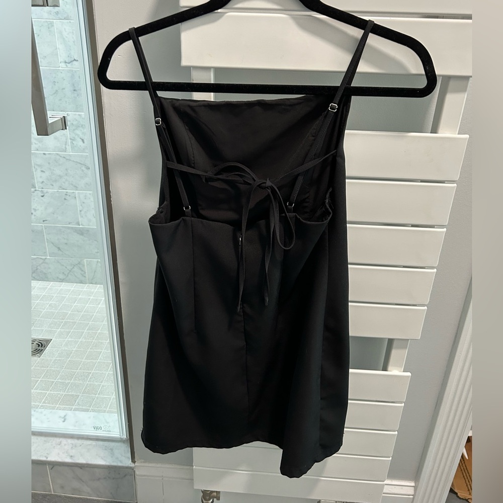 SOUTH MOON UNDER BLACK MINI DRESS